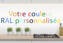 Crédence avec couleur personnalisée